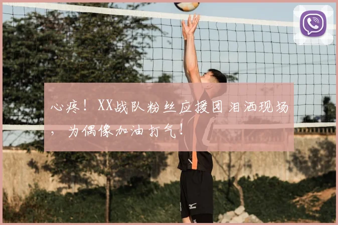 心疼！XX战队粉丝应援团泪洒现场，为偶像加油打气！