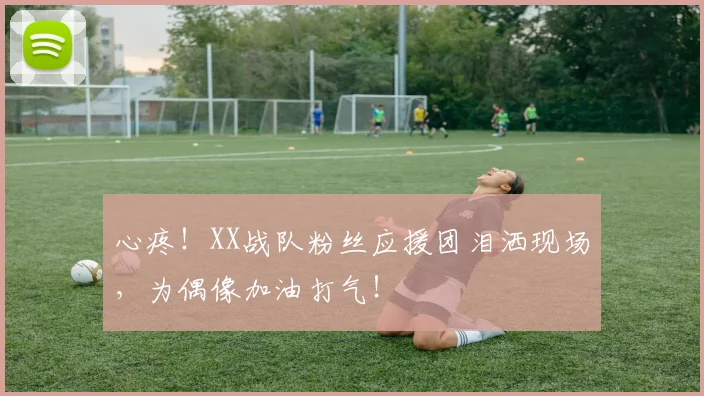 心疼!XX战队粉丝应援团泪洒现场,为偶像加油打气!